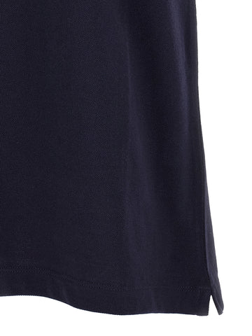 Blue Cotton Polo Shirt