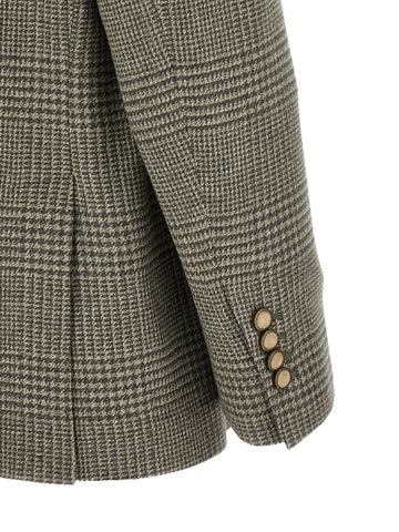 Bicolor Wool Blazer
