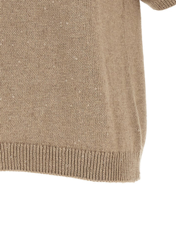 Beige Cashmere Cardigan