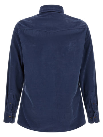 Blue Cotton Blouse
