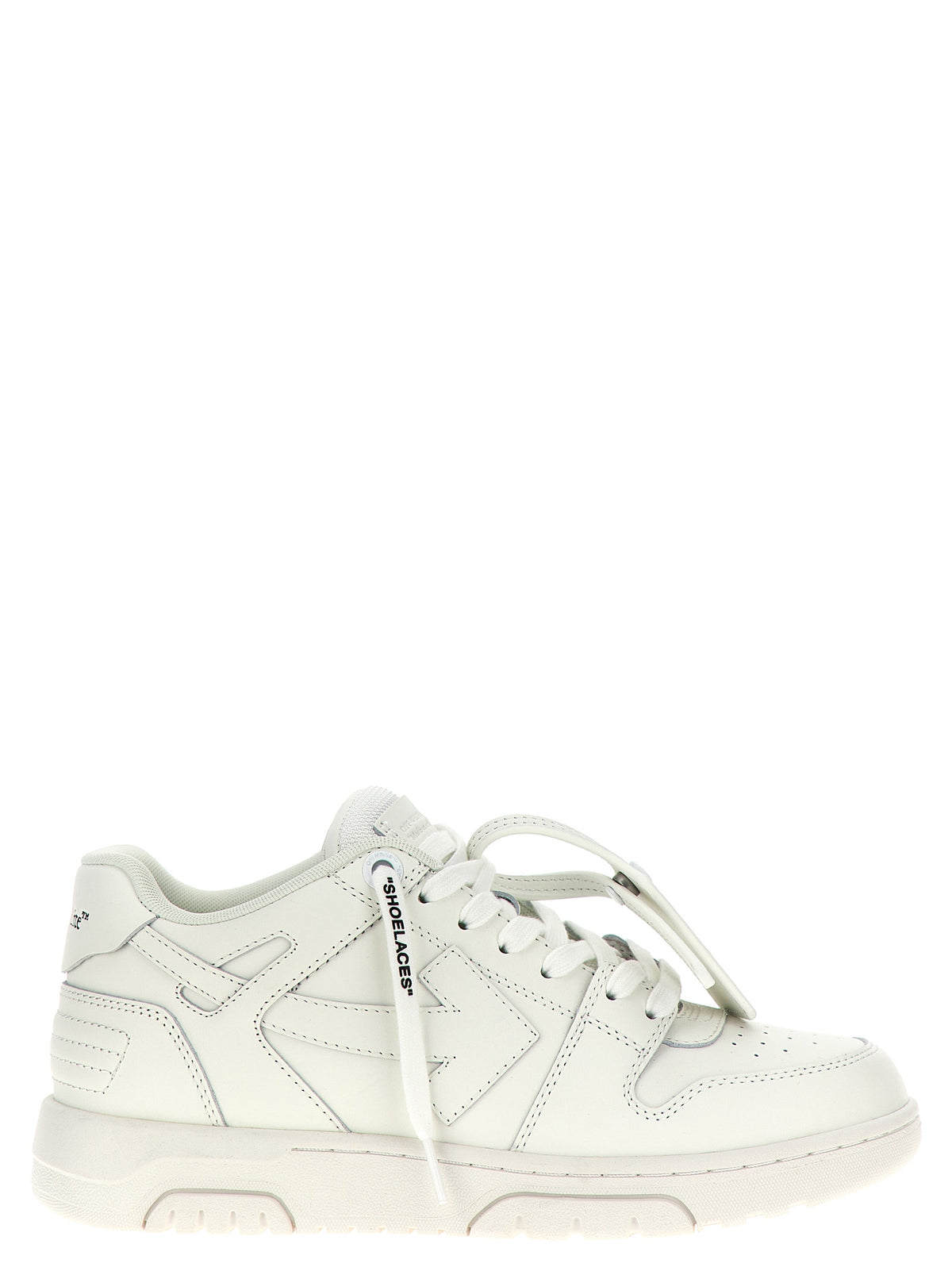 White Calfskin Low Top Sneakers