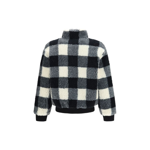 Gray Polyester Full-Length Jacket
