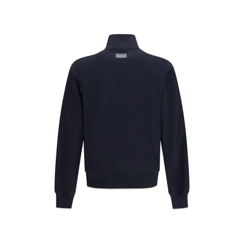 Blue Polyamide Full-Length Jacket