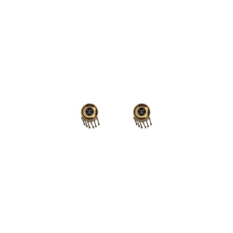 Gold Brass Earrings