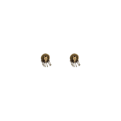 Gold Brass Earrings