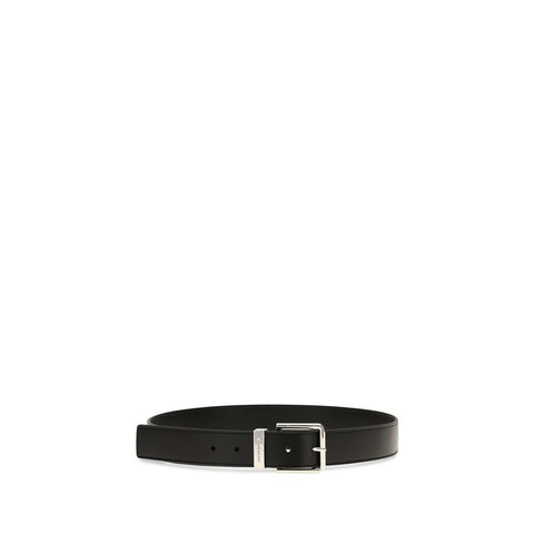 Black Calf Leather Bos Taurus Regular Belt
