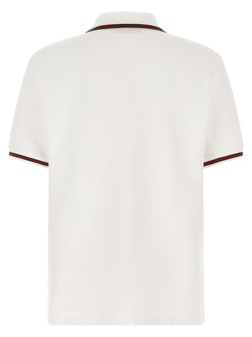 White Cotton Polo Shirt