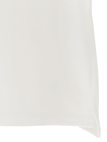 White Cotton Polo Shirt