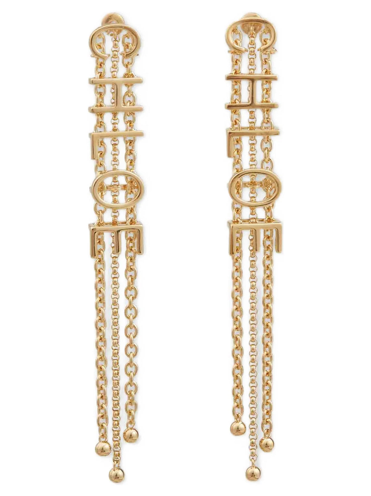 Gold Brass Earrings