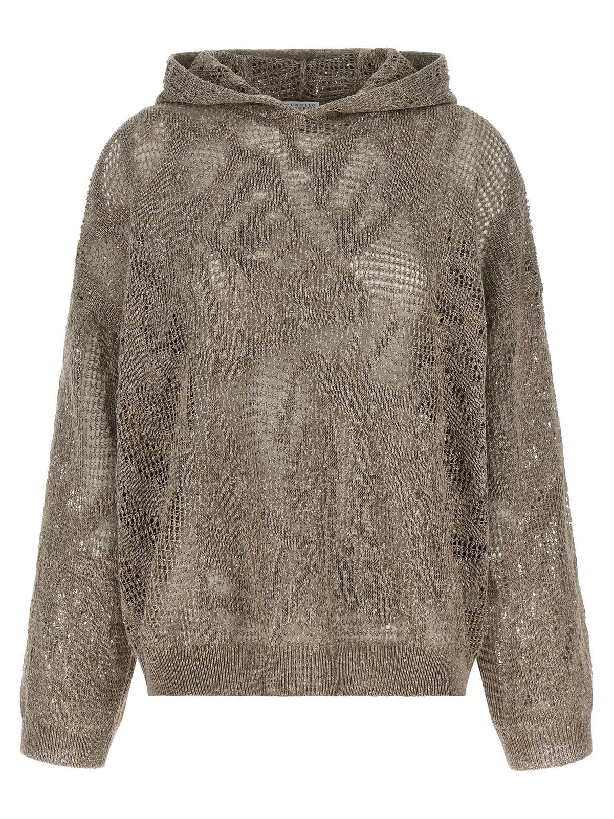 Brown Linen Cardigan