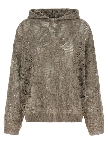 Brown Linen Cardigan