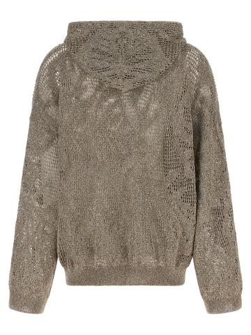 Brown Linen Cardigan