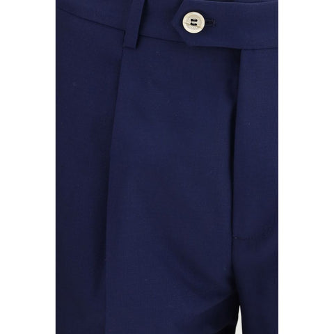 Blue Wool Oves Aries Two-Piece Suit