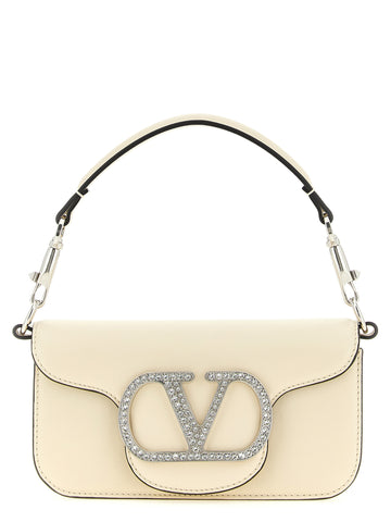 White Calfskin Shoulder Bag