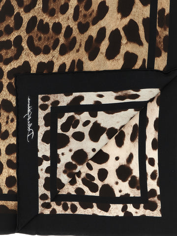 Brown Silk Scarf