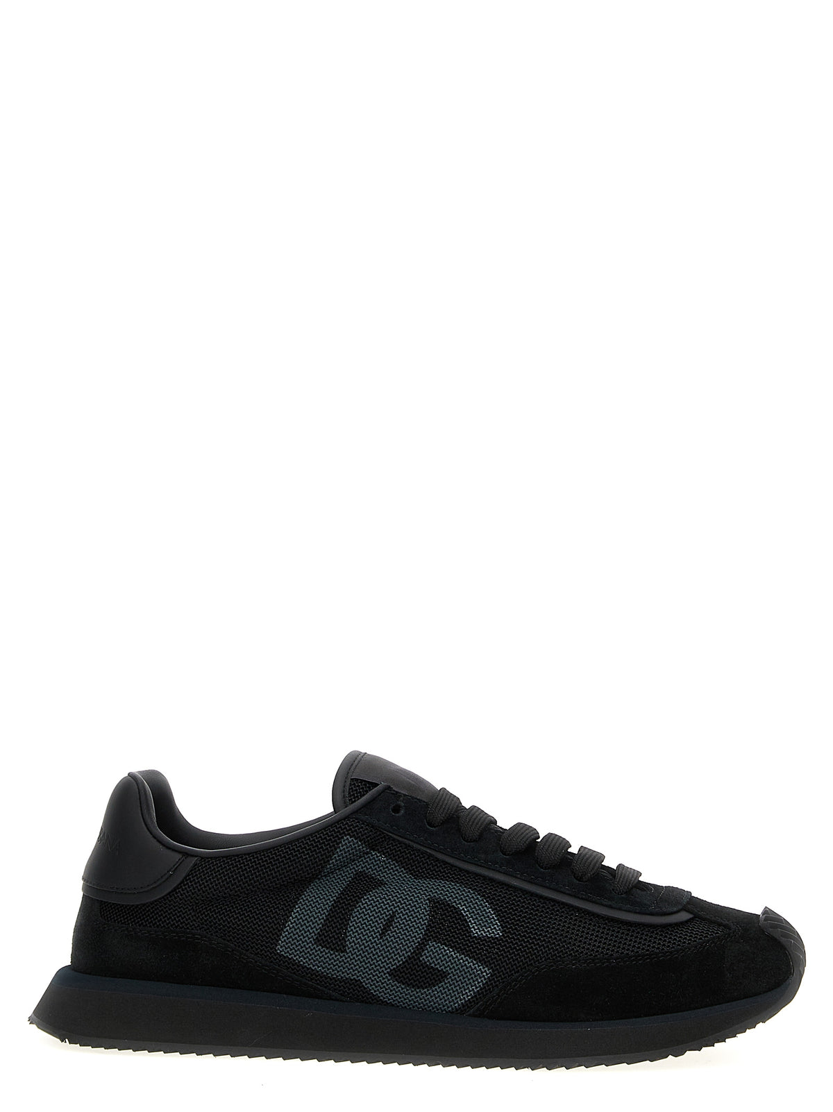 Black Calfskin Athletic Sneakers