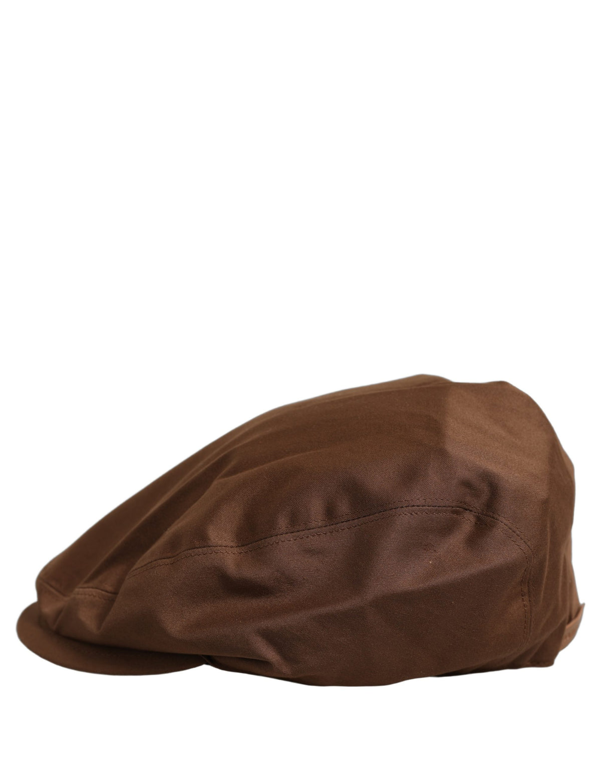 Men Brown Cotton Newsboy Capello Cabbie Hat