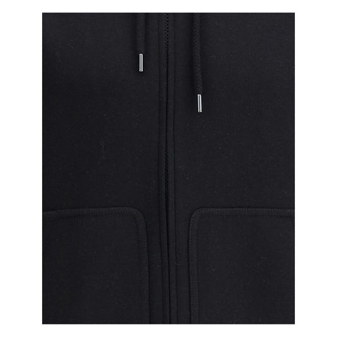 Black Cotton Sweatshirt