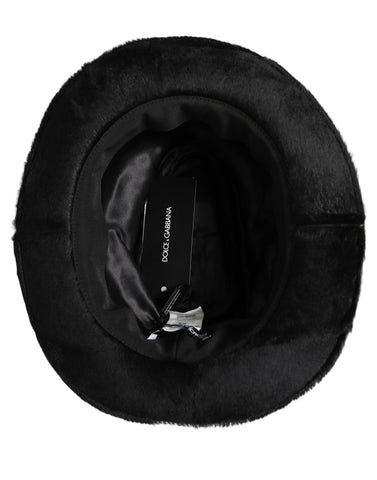 Men Black Classic Wide Brim Fedora Capello Hat