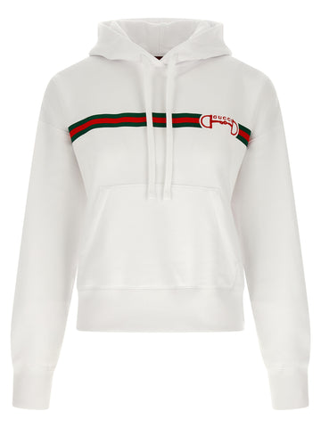 White Cotton Hoodie