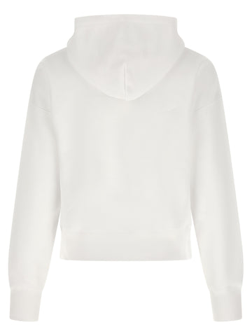 White Cotton Hoodie