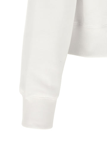 White Cotton Hoodie