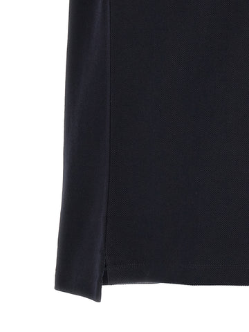 Blue Cotton Polo Shirt