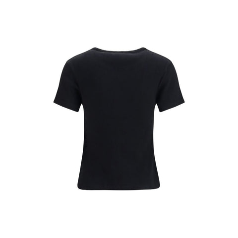 Black Cotton T-Shirt