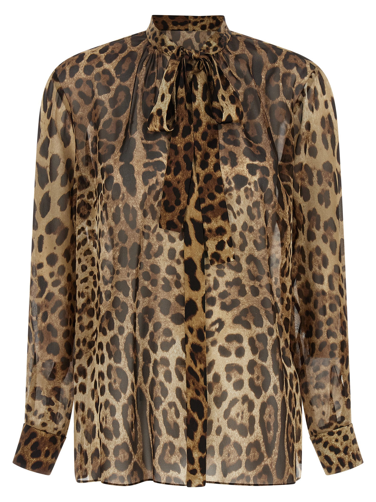 Brown Silk Blouse