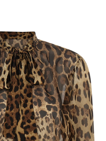 Brown Silk Blouse