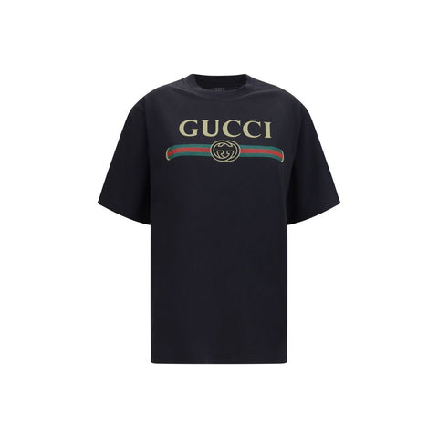 Black Cotton T-Shirt