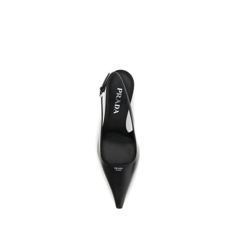Black Calf Leather Bos Taurus High Heel Pumps