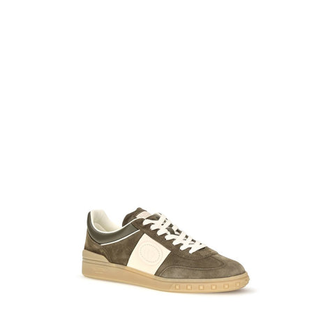 Bicolor Calf Leather Bos Taurus Low Top Sneakers