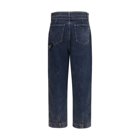 Blue Cotton Jeans Denim
