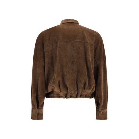 Brown Viscose Shirt