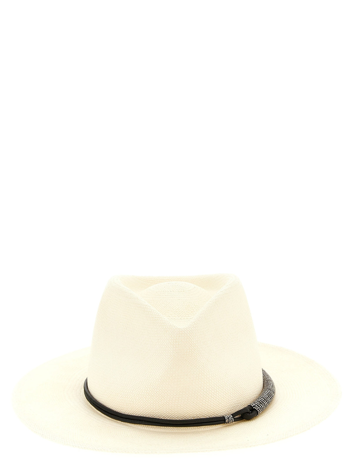 Beige Polyamide Fedora