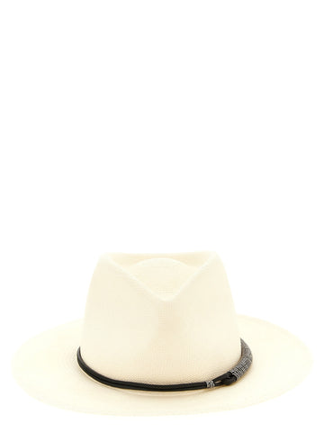 Beige Polyamide Fedora