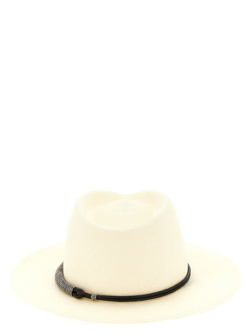 Beige Polyamide Fedora