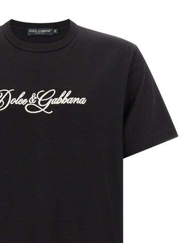 Black Cotton T-Shirt