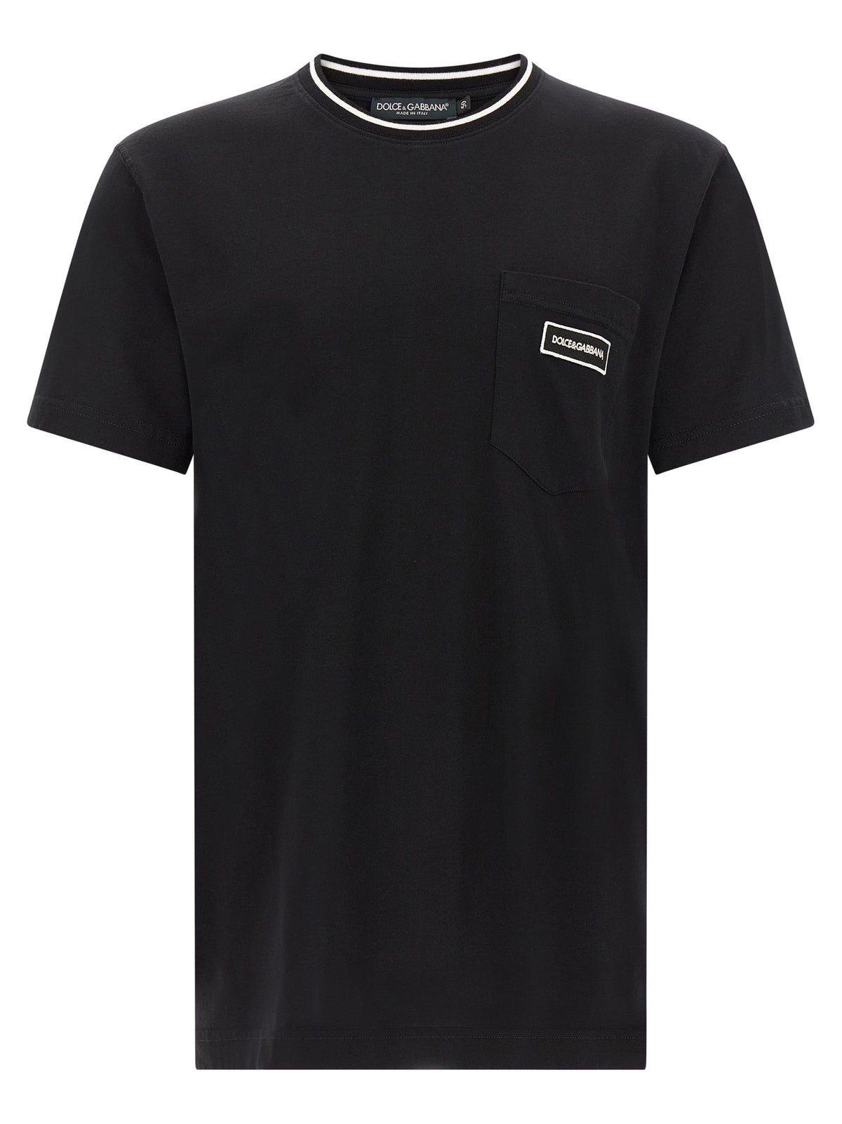 Black Cotton T-Shirt