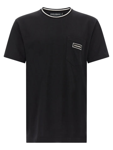 Black Cotton T-Shirt