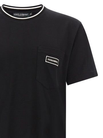 Black Cotton T-Shirt