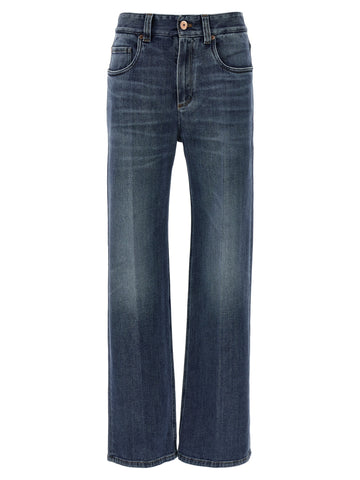 Blue Cotton Relaxed Fit Jeans