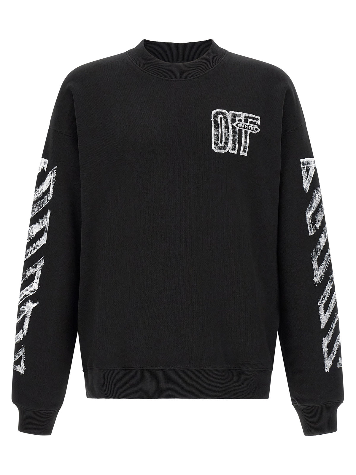 Black Cotton Sweatshirt