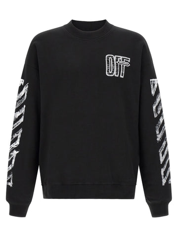 Black Cotton Sweatshirt