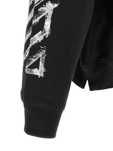 Black Cotton Sweatshirt