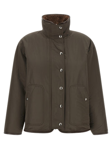 Brown Lamb Leather Biker Jacket