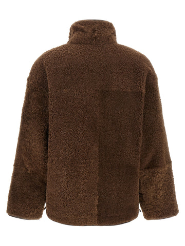 Brown Lamb Leather Biker Jacket