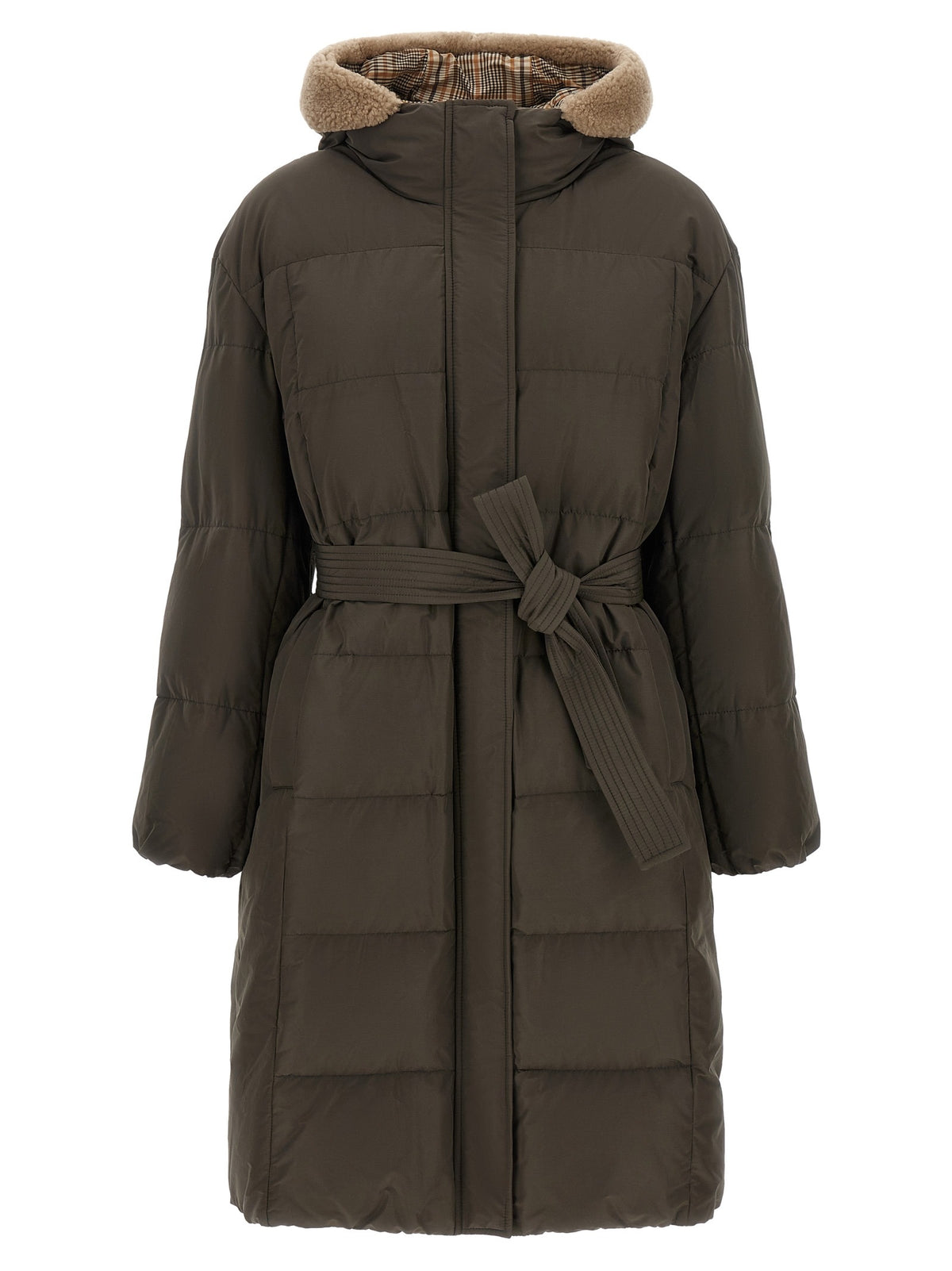 Bicolor Cotton Coat