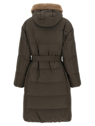 Bicolor Cotton Coat